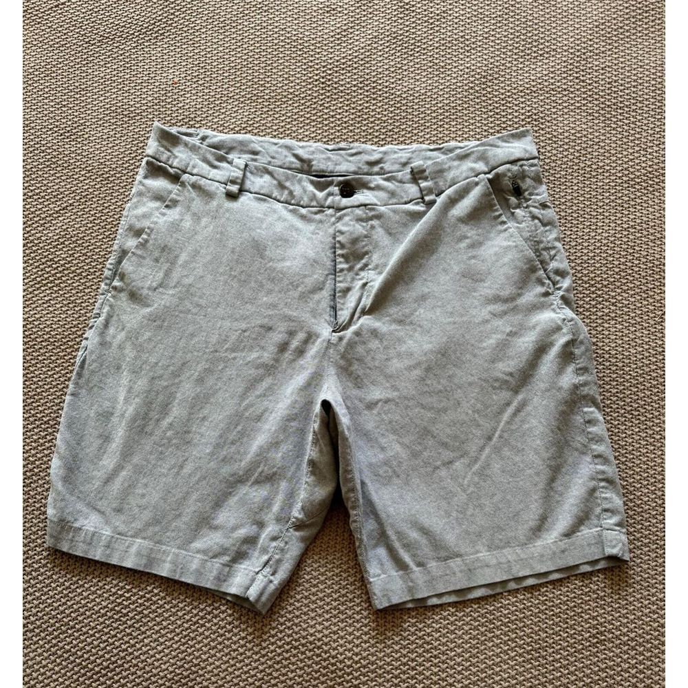 Lululemon‎ Mens Gray The Works Quick Oxford Chino Stretch Size 34